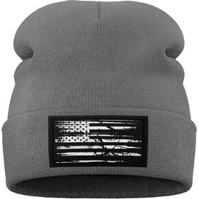 Tactical Pro Supply American Flag Beanie with Embroidered Patch in Saudi Arabia