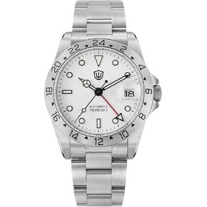 watchdives GMT Automatic Watch WD16570B Dual Time Zone Dive Wristwatch 38mm Sapphire Crystal 100M Waterproof in Saudi Arabia