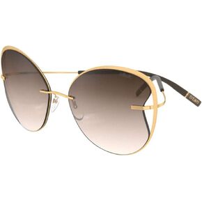 Silhouette Sunglasses Titan Accent Shades 8173 7530 Gold 58mm in Saudi Arabia