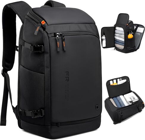 Fenree.geer Carry On Travel Backpack for Men 40L, Fits 15.6" Laptop | TSA Approved, Built-in USB Port, Anti Theft Pocket, 180° Lay Flat, Water-Resistant, Business, Commuter, Camping, Weekender in Saudi Arabia