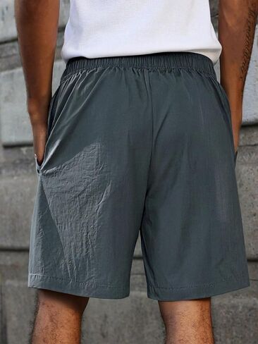 Men's Quick Drying Running Shorts 1-Pack, Moisture Wicking Sports Shorts for Fitness & Workouts, Lightweight Athletic Shorts in Kuwait