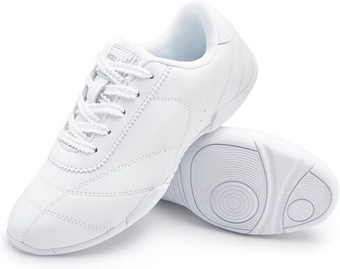 Stelle Cheer Shoes Women White Cheerleading Shoes Youth Cheer Dance Sneakers Lightweight Athletic Training Tennis Shoes in Saudi Arabia