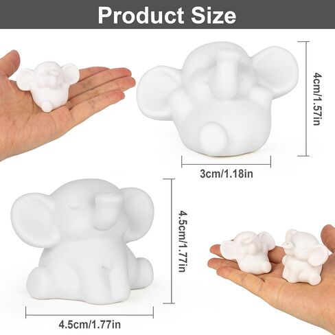 2 PCS Elephant Incense Burner, Handmade Ceramic Incense Holder, Animal Theme Incense Tray, Adorable Home Decoration Accessories (White) in Saudi Arabia