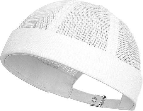 Breathable Mesh Skull Cap for Men - Adjustable Brimless Beanie Lightweight Summer Hat in Saudi Arabia