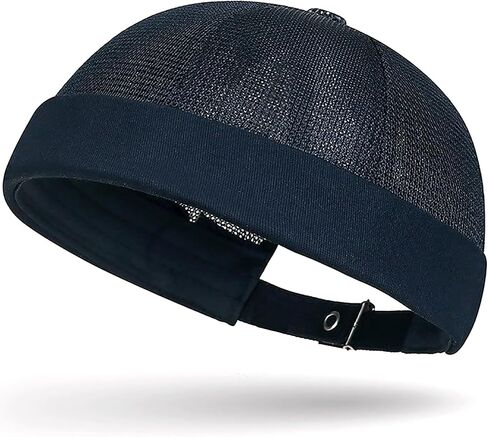 Breathable Mesh Skull Cap for Men - Adjustable Brimless Beanie Lightweight Summer Hat in Kuwait