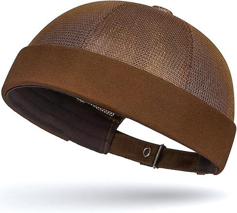 Breathable Mesh Skull Cap for Men - Adjustable Brimless Beanie Lightweight Summer Hat in Kuwait