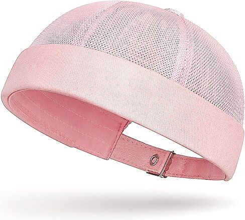Breathable Mesh Skull Cap for Men - Adjustable Brimless Beanie Lightweight Summer Hat in Kuwait