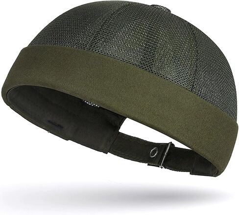 Breathable Mesh Skull Cap for Men - Adjustable Brimless Beanie Lightweight Summer Hat in Kuwait