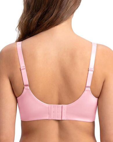 HSIA حمالات صدر بالكونيت للنساء Underwire غير مبطنة Demi Elodie Cloudsoft نصف كوب حمالات صدر من الساتان وردي نقي 40DDD in Kuwait