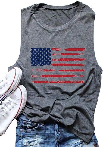 INEOYIYA 250 Anniversary USA Shirt Women 4th of July Tank Tops 1776-2026 American Flag Patriotic Tee Shirts in Saudi Arabia
