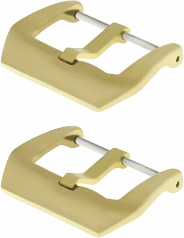 Ewatchparts 2-24mm Bronze Pre-V Screw-In Pam Strap Rubber Band Buckle Compatible With 44mm Panerai Watch in Kuwait