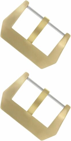 Ewatchparts 2-24mm Bronze Pre-V Screw-In Pam Strap Rubber Band Buckle Compatible With 44mm Panerai Watch in Kuwait