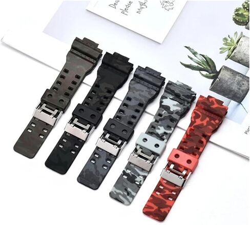 1pcs for GA-100/110/120 150 200 400 700 GD-100/110/120 G-8900 GLS-100 Resin Strap 16mm in Kuwait