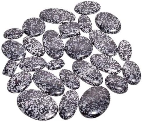 Natural Loose Gemstone 5 Piece Cabochons Lot Jewelry Making Loose Gemstone, Stone Shape Oval & Pear, Stone Size 20-35 mm in Saudi Arabia