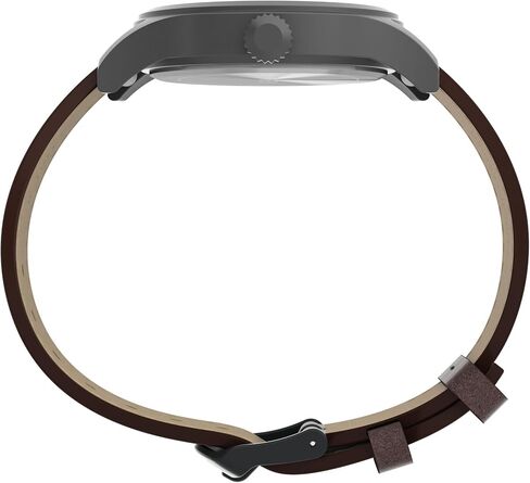 ساعة Timex للرجال Expedition Scout مقاس 40 ملم - هيكل معدني باللون البني مكون من قطعتين بمينا أزرق in Kuwait