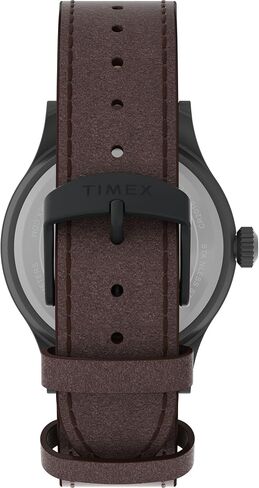 ساعة Timex للرجال Expedition Scout مقاس 40 ملم - هيكل معدني باللون البني مكون من قطعتين بمينا أزرق in Kuwait
