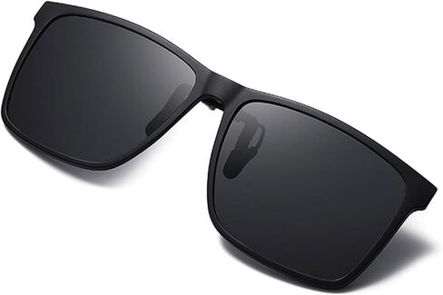 Polarized Flip Up Clip On Sunglasses over Prescription Glasses for Men Women TR90 Frame TAC Polarized Lens in Saudi Arabia