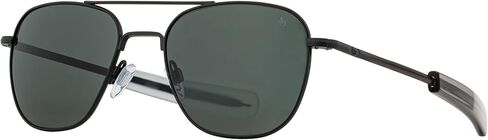 AO American Optical Black Original Pilot Sunglasses | Nylon & Glass Lenses | Polarized & Non-Polarized in Saudi Arabia