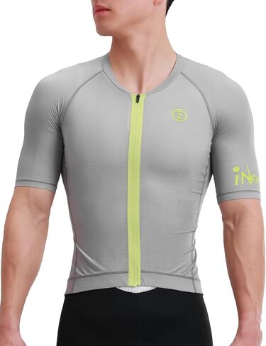 INBIKE Men Cycling Jersey Breathable Bike Jersey Moisture Wicking Quick Dry Biking Shirt with 3 Rear Pockets Bicycle Jersey in Kuwait