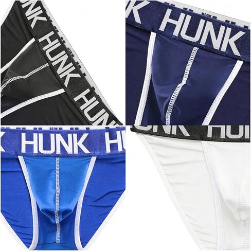 4 Pack Mens Bikini Briefs Underwear, Low Rise Contour Pouch Fit Stretch Waistband Minimal Coverage for Daily Wear in Kuwait