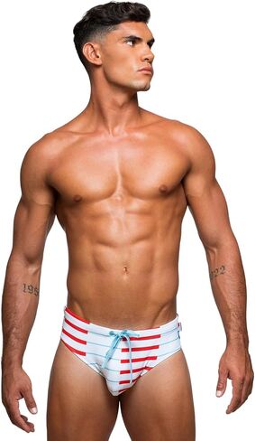 Rounderbum Men’s H2O Padded + Package Swim Brief – Quick-Dry Butt & Package Enhancing, No VPL, Lined in Kuwait