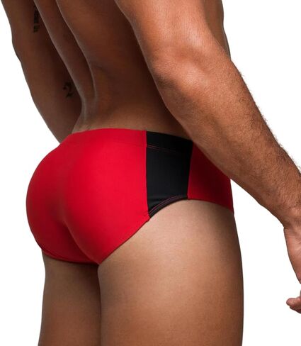Rounderbum Men’s H2O Padded + Package Swim Brief – Quick-Dry Butt & Package Enhancing, No VPL, Lined in Kuwait