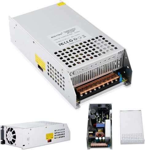 12V 125A 1500W DC Switching Power Supply Adapter PSU AC 110V / 220V-DC 12V Transformer Adapter, for 3D Printer,CCTV Camera Security System, Computer Project of Industrial Power Supplies in Saudi Arabia
