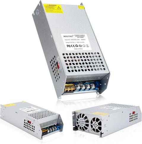 12V 125A 1500W DC Switching Power Supply Adapter PSU AC 110V / 220V-DC 12V Transformer Adapter, for 3D Printer,CCTV Camera Security System, Computer Project of Industrial Power Supplies in Saudi Arabia