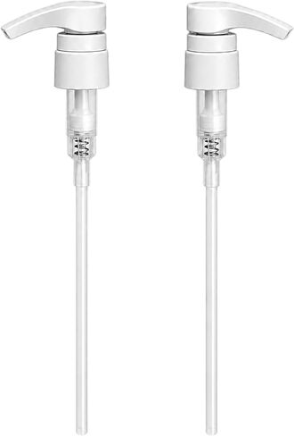 Universal Shampoo Conditioner Pump (2-Pack) – White Replacement Dispenser for 1 Liter / 33.8 oz Bottles, Locking Pump Top, Salon Professional Use by The Kombucaha Company in Saudi Arabia