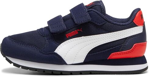 حذاء رياضي PUMA Kids Boys St Runner V4 Mesh سهل الارتداء كاجوال - أزرق in Kuwait