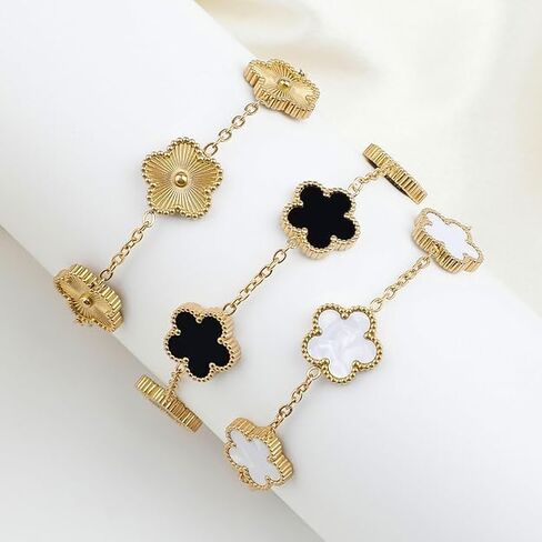3Pcs Clover Bracelet Set, Love Bracelet, Clover Bracelets in Saudi Arabia