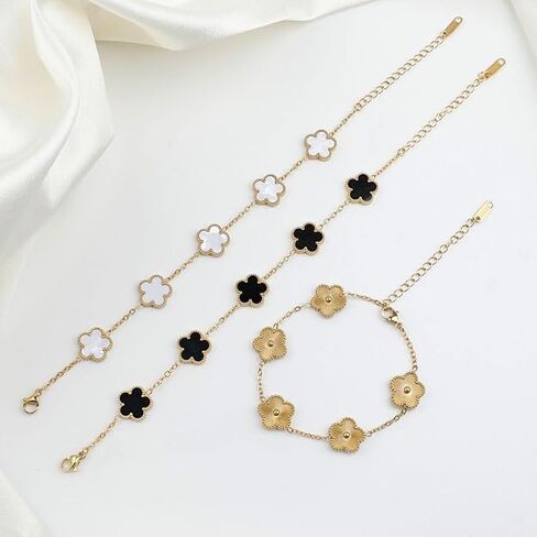 3Pcs Clover Bracelet Set, Love Bracelet, Clover Bracelets in Saudi Arabia