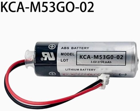 1 PCS KCA-M53G0-02 3.6V 2700mAh Lithium Battery with White Plug Non Rechargeable in Kuwait