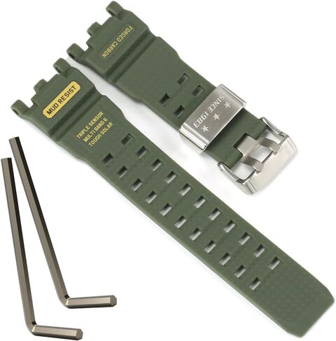 Resin Watch Strap Compatible with Casio GWG-2000 Series | Replacement Band for GWG-2000-1A3JF GWG-2000-1A1JF Mudmaster Men’s Watch Band in Saudi Arabia