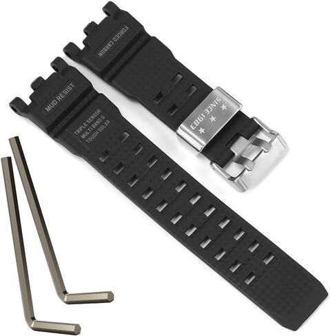Resin Watch Strap Compatible with Casio GWG-2000 Series | Replacement Band for GWG-2000-1A3JF GWG-2000-1A1JF Mudmaster Men’s Watch Band in Saudi Arabia