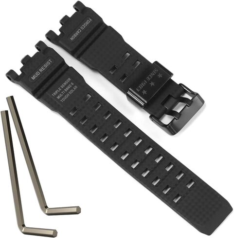 Resin Watch Strap Compatible with Casio GWG-2000 Series | Replacement Band for GWG-2000-1A3JF GWG-2000-1A1JF Mudmaster Men’s Watch Band in Saudi Arabia