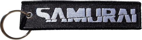 SAMURAI Cyberpunk Embroidered Keychain Jet Key Flight Tag in Kuwait