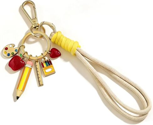The Colorful Keychain Comes With A Detachable Lanyard Clip. It Is A Gift For Teachers, Students, And Children. in Saudi Arabia