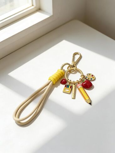 The Colorful Keychain Comes With A Detachable Lanyard Clip. It Is A Gift For Teachers, Students, And Children. in Saudi Arabia