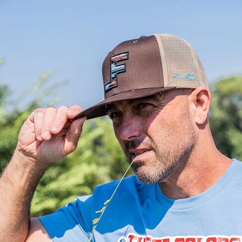 Lane Frost Bronc Flatbill Cap Brown in Saudi Arabia