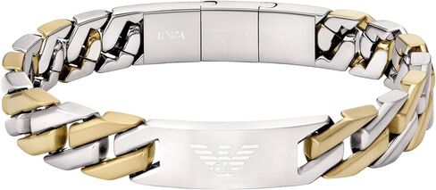 Emporio Armani Men's Stainless Steel ID Bracelet (Model: EGS3314040) in Kuwait