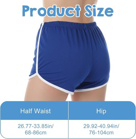 Kifmurase 7 Pack Women's Cotton Yoga Dance Shorts, Summer Athletic Sport Shorts for Women Yoga Cycling Hiking Sports Running in Kuwait