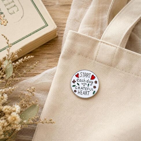Funny Gratitude Pin - Enamel Religious Pins Brooch for Backpack, Jackets, Hats. Bible Verse Motivational Brooches Gift for Women, Friends, Family and Teacher in Saudi Arabia