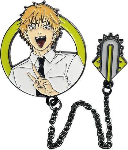 Chainsaw Man - Pinsart Denji Pin With Chain in Kuwait