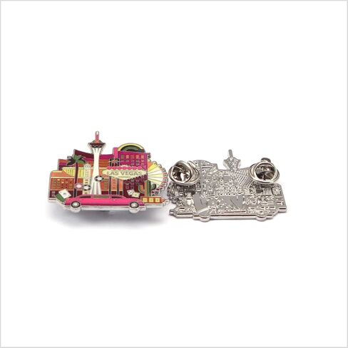 Enamel Pin - Las Vegas. Collector’s Edition, Durable & Stylish Souvenir Pin for Backpacks, Jackets, Hats, and Accessories in Saudi Arabia