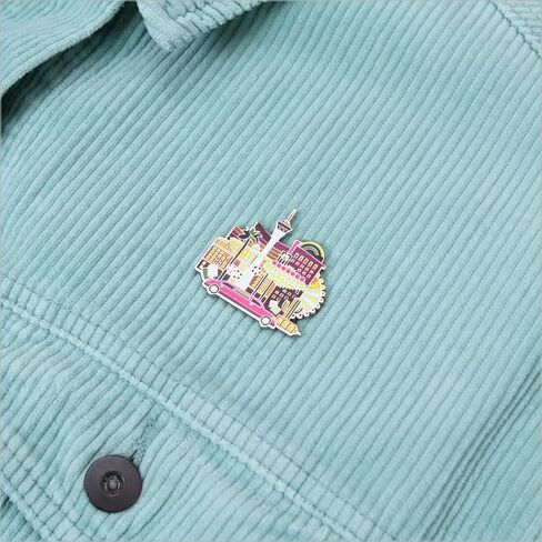 Enamel Pin - Las Vegas. Collector’s Edition, Durable & Stylish Souvenir Pin for Backpacks, Jackets, Hats, and Accessories in Saudi Arabia