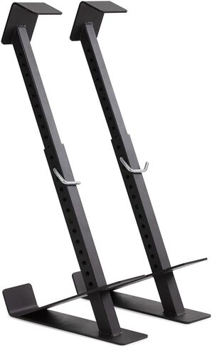 Titan Fitness Eccentric Hook Extensions, Extends up to 51" Steel Hook Barbell Attachment, Overload Lifting for Explosiveness, Fits Olympic-Sized Weight Plates, Squat or Bench Use, Weight Releasers in Kuwait