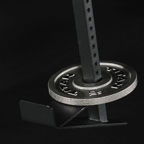 Titan Fitness Eccentric Hook Extensions, Extends up to 51" Steel Hook Barbell Attachment, Overload Lifting for Explosiveness, Fits Olympic-Sized Weight Plates, Squat or Bench Use, Weight Releasers in Kuwait