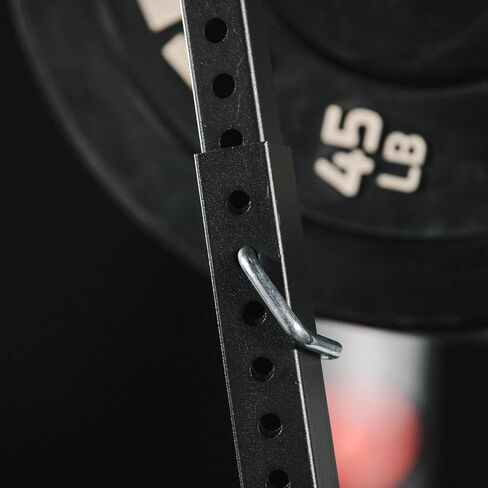 Titan Fitness Eccentric Hook Extensions, Extends up to 51" Steel Hook Barbell Attachment, Overload Lifting for Explosiveness, Fits Olympic-Sized Weight Plates, Squat or Bench Use, Weight Releasers in Kuwait