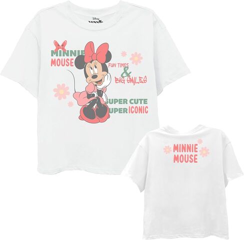 Disney Minnie Mouse Graffiti Smiling Girls T-Shirt in Kuwait